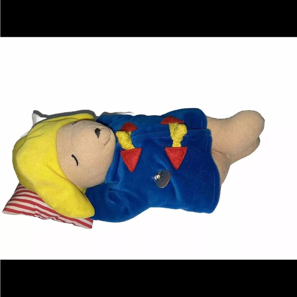 EDEN MUSICAL PADDINGTON BEAR STUFFED PLUSH 11" BRAHM'S LULLABY WIND UP BABY TOY - Picture 3 of 9